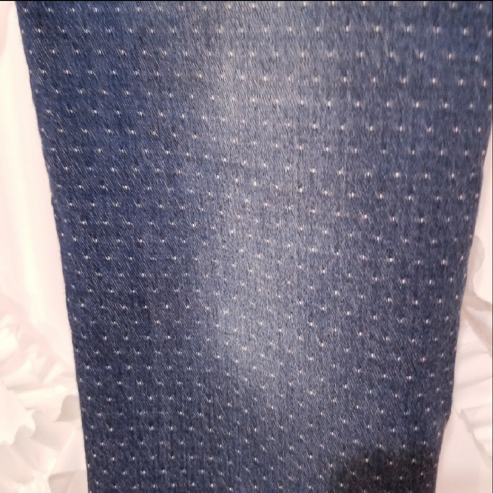 Cato Swiss Dot Print Straight Jeans 2 - Picture 3 of 3